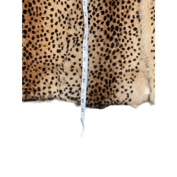 Italian Rabbit Fur Long Coat Size Medium | Pelliccia Coniglio - Picture 12 of 14